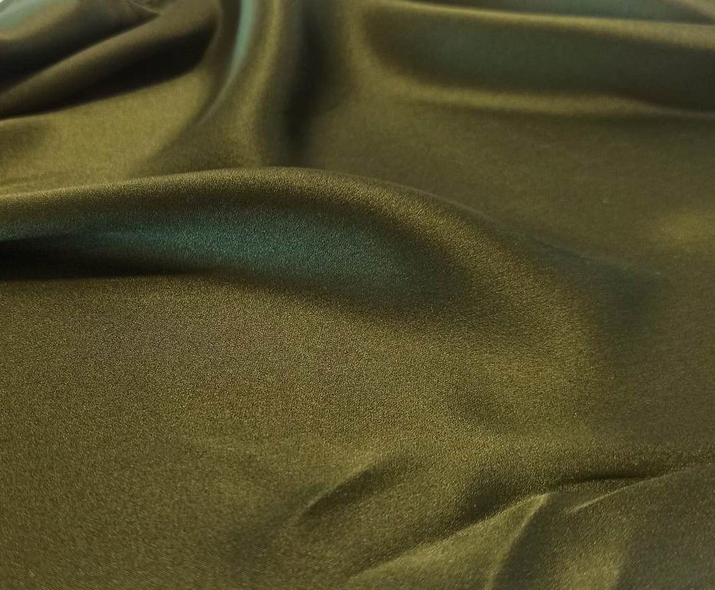 Forest green 100% zijde Forest green 100% zijde