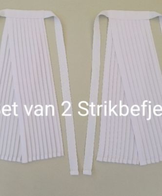 Set van 2 strikbefjes advocatuur/rechterlijke macht Set van 2 strikbefjes advocatuur/rechterlijke macht